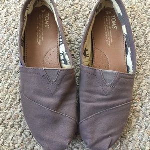 TOMS Women’s Shoes Gray Size 8W